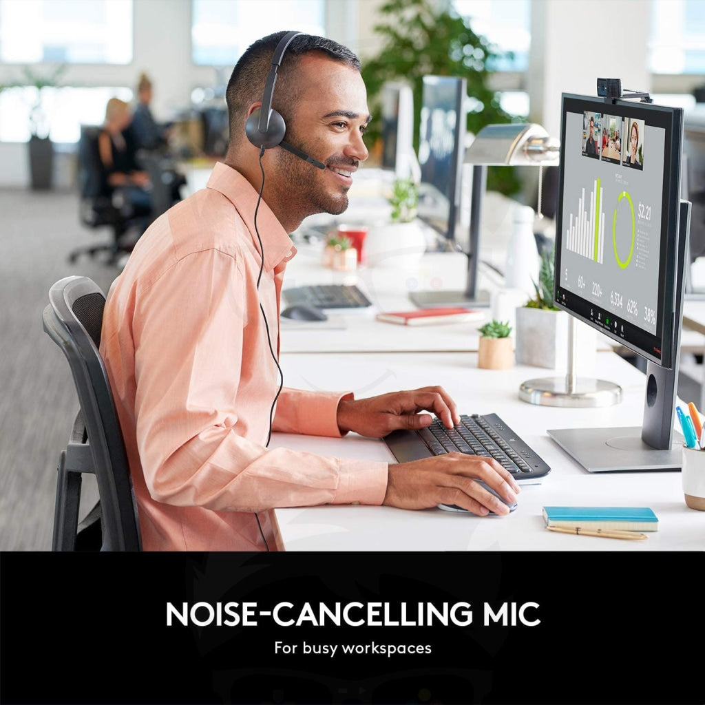 Logitech USB Stereo Headset H340 for Windows & Mac Logitech USB Stereo Headset H340 for Windows & Mac